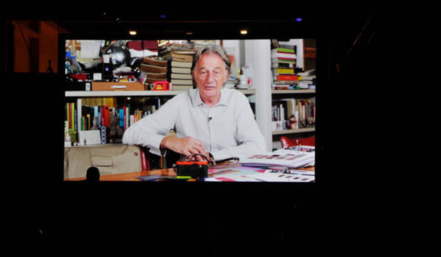 <strong>Leica｜ライカ</strong>　発表イベントでは、ポール・スミス氏から来場者へのビデオメッセージも