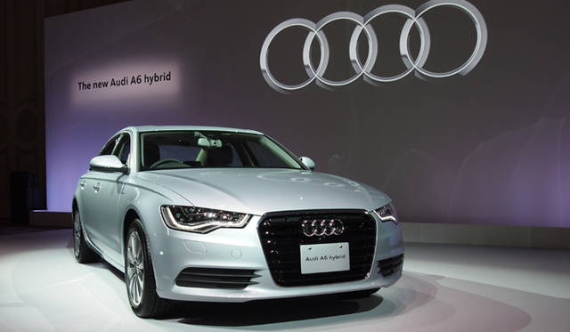 <strong>Audi A6 hybrid｜アウディ A6 ハイブリッド</strong>　発表会より