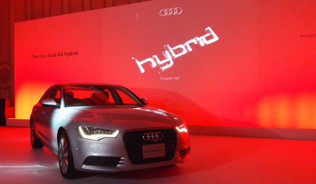 <strong>Audi A6 hybrid｜アウディ A6 ハイブリッド</strong>　発表会より