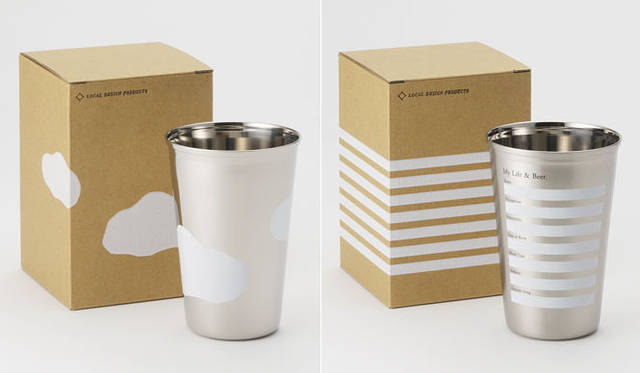 <strong>DESIGN DESIGN｜デザインデザイン</strong>　ステンレス製デザインエコカップ 「Cloud Cup」と「Sign Cup」