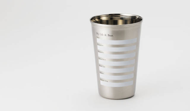 <strong>DESIGN DESIGN｜デザインデザイン</strong>　ステンレス製デザインエコカップ 「Sign Cup」