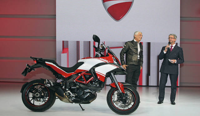 <strong>Volkswagen Group Night｜フォルクスワーゲン グループ ナイト</strong><br />ドゥカティCEO Gabriele del Torchios氏とアウディのチェアマン Rupert Stadler氏