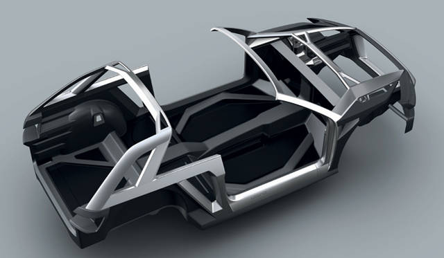 <strong>Audi crosslane coupé｜アウディ クロスレーン クーペ</strong><br />マルチマテリアルスペースフレーム