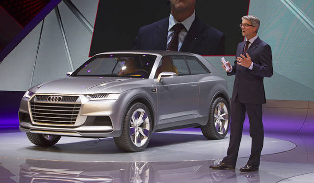 <strong>Audi crosslane coupe｜アウディ クロスレーン クーペ</strong><br />発表会より　アウディのチェアマン Rupert Stadler氏