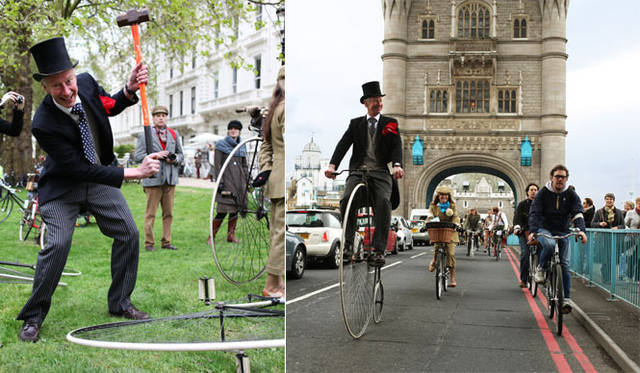 <strong>Mercedes-Benz Fashion Week TOKYO 「Tweed Run Tokyo 2012」</strong>　ロンドンの「The Tweed Run」開催風景
