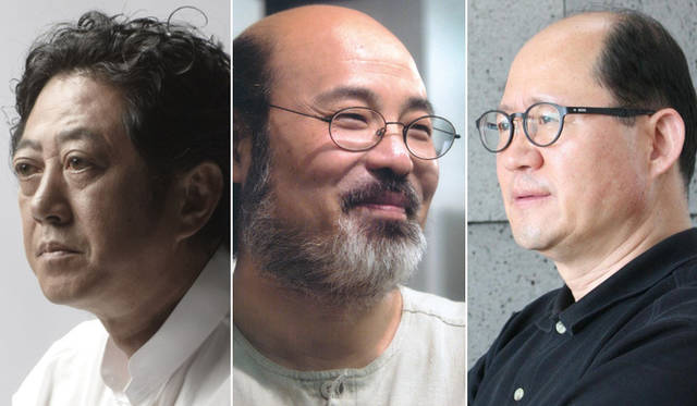 審査委員（左から）：團紀彦、呂敬人、李大俊