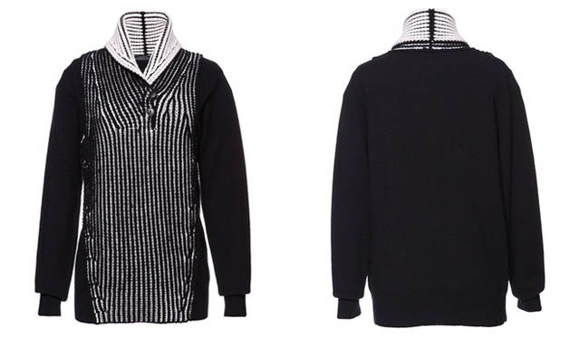 <strong>ALEXANDER WANG│アレキサンダー ワン</strong>　FISHERMAN SWITCH SHAWL COLLAR PULLOVER  (ステージ限定） 6万1950円 
