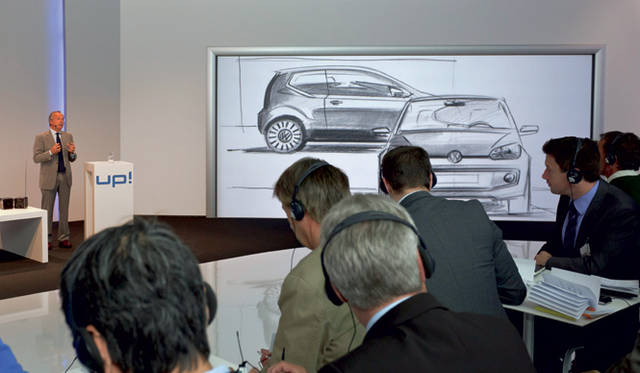 <strong>Volkswagen up!｜フォルクスワーゲン アップ！</strong>　初披露時の様子