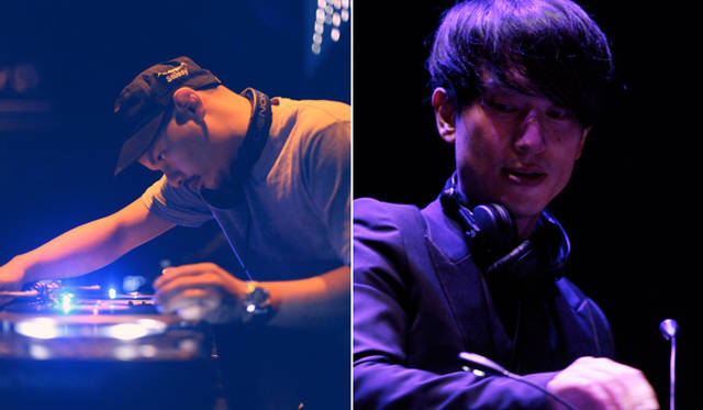 <strong>The Beetle Presents　Tokyo Crossover/Jazz Festival 2012</strong>　MITSU THE BEATS氏 (左）とDJ KAWASAKI氏