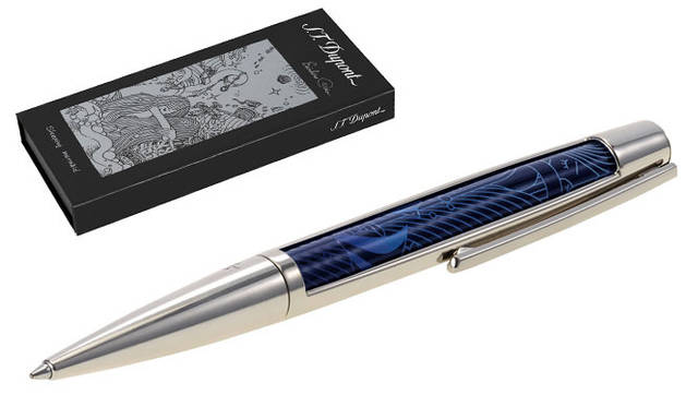 <strong>S.T. Dupont｜エス・テー・デュポン</strong>　「Sleeping Mermaid collection」　左上／プライム・コレクションを収納するオリジナルボックス、プライム・コレクション デフィ ボールペン 3万6750円