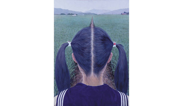 <strong>ART｜「会田誠展：天才でごめんなさい」</strong>　会田誠「あぜ道」（1991年）岩顔料、アクリル絵具、和紙、パネル　73×52 cm　豊田市美術館蔵、愛知　Courtesy: Mizuma Art Gallery