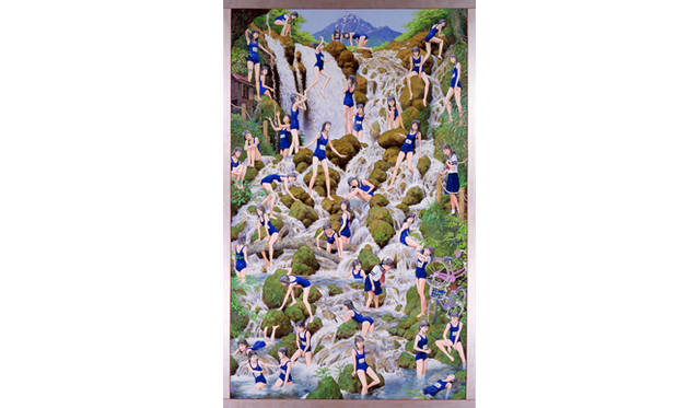 <strong>ART｜「会田誠展：天才でごめんなさい」</strong>　会田誠「滝の絵」（2007-10年）アクリル絵具、キャンバス　439×272 cm　国立国際美術館蔵、大阪　Courtesy: Mizuma Art Gallery