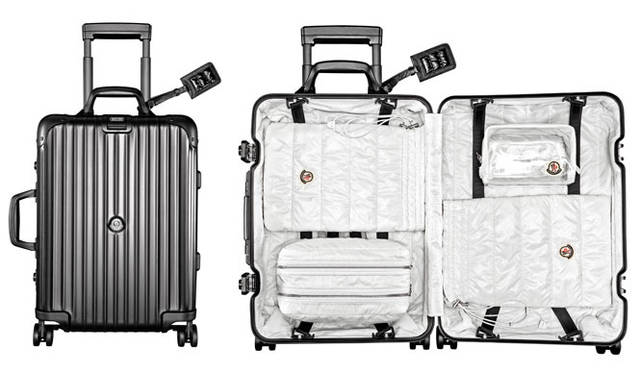 <strong>MONCLER｜モンクレール</strong>　「RIMOWA & MONCLER」　ライニングのカラーがホワイトのタイプは「モンクレール 青山」限定モデル