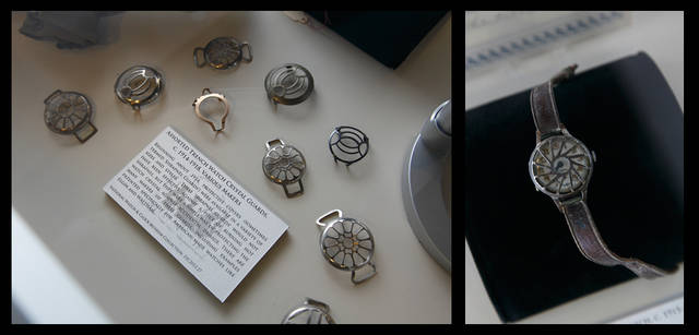 <strong>HAMILTON｜ハミルトン</strong>　<br />第1次世界大戦中に前線で戦っていた兵士たちは、腕時計にメタルのガードをつけて文字盤を守った。