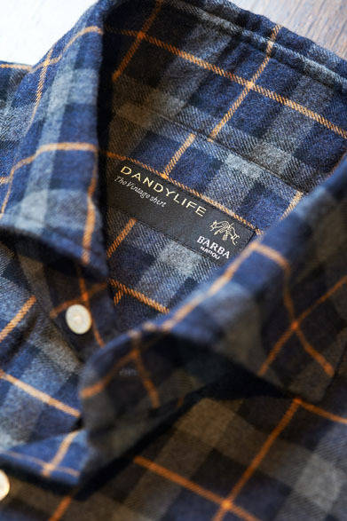 <strong>STRASBURGO｜ストラスブルゴ</strong>　ネルシャツ2万7300円（バルバ／ストラスブルゴ）