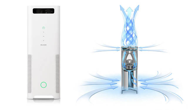 <strong>BALMUDA｜バルミューダ</strong>　空気清浄機「JetClean」　25×25×高さ70cmという“A4サイズ”ほどの省スペース設計
