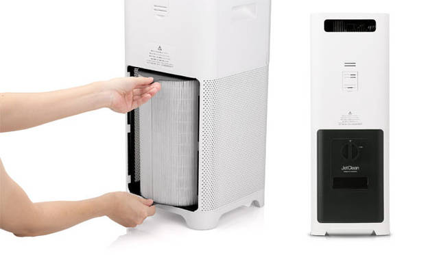 <strong>BALMUDA｜バルミューダ</strong>　空気清浄機「JetClean」　独自設計の「360°フィルター」