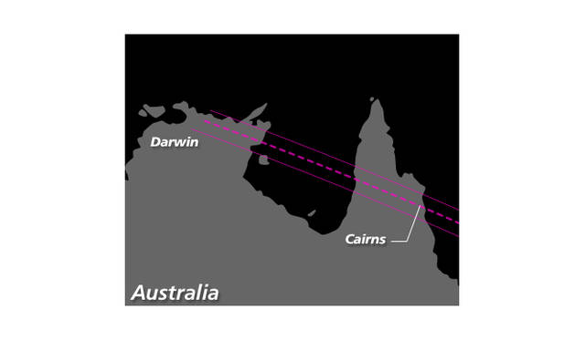 <strong>Panasonic Eclipse Live by Solar Power</strong>　2年3カ月ぶりとなる皆既日食がオーストラリア北部にやってくる。太陽が完全に見えなくなるピークは、現地時間の6時38分45秒から6時40分26秒にかけて。時間にしてわずか2分程度と、まさに一瞬のできごとである。