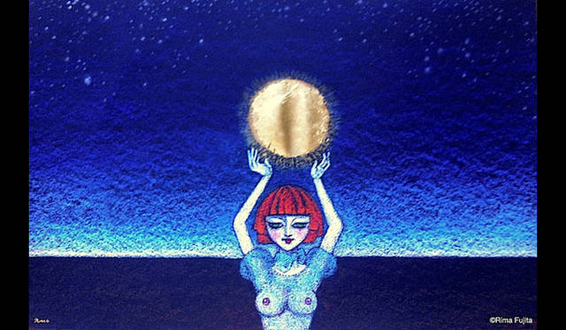 <strong>ISETAN｜伊勢丹</strong>　藤田理麻「光～Kirana～」新作絵画展　Tomorrow ©Rima Fujita 2012