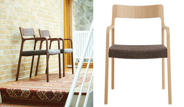 <strong>arflex｜アルフレックス</strong>　「RINN ＋ Fabric ＜RINN Chairと5組のクリエイター展＞」　チェア「RINN」（サイズ｜W545×D520×H785×SH430×AH623）価格｜5万3550円～9万300円