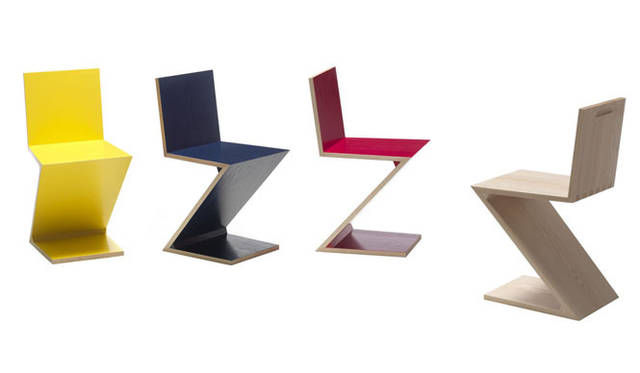 <strong>Cassina ixc.｜カッシーナ・イクスシー</strong>　「ZIG-ZAG（ジグザグ）」チェア　デザイン｜ヘーリット・トーマス・リートフェルト