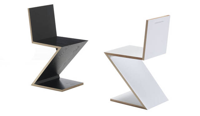 <strong>Cassina ixc.｜カッシーナ・イクスシー</strong>　「ZIG-ZAG（ジグザグ）」チェア　デザイン｜ヘーリット・トーマス・リートフェルト