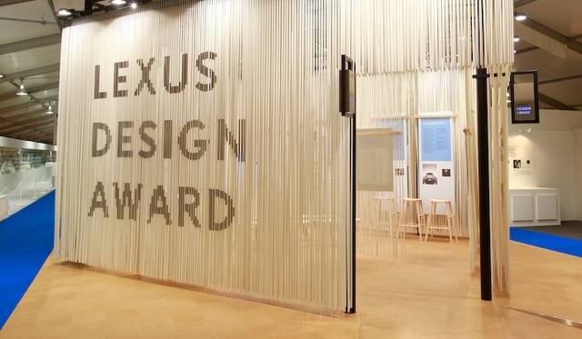 <strong>LEXUS DESIGNE AWARD｜レクサス デザイン アワード</strong><br />TOKYO DESIGNERS WEEK 2012のレクサスブース