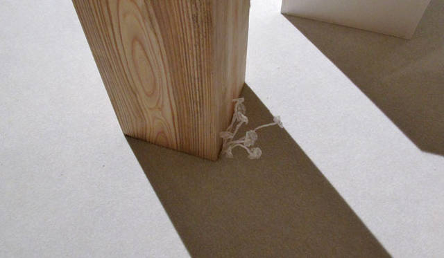 <strong>DESIGNTIDE TOKYO 2012</strong>　織咲 誠氏曰く、「会場構成と展示をつなぐ、隠しアイテム」。メイン会場内で見つけてみよう