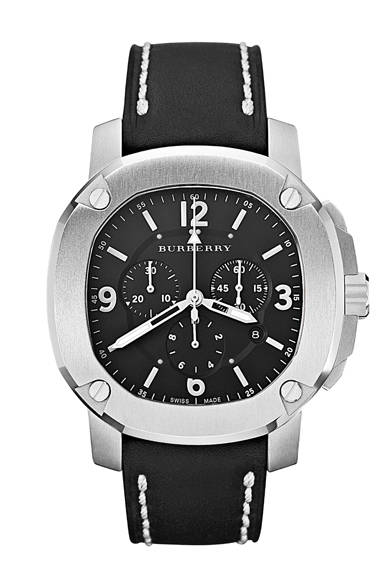 <strong>BURBERRY｜バーバリー</strong>　「THE BRITAIN BBY1100」16万2750円、自動巻き、直径47mm、クロノグラフ
