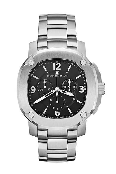 <strong>BURBERRY｜バーバリー</strong>　「THE BRITAIN BBY1102」19万6350円、自動巻き、直径47mm、クロノグラフ