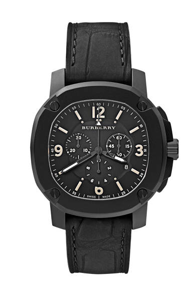 <strong>BURBERRY｜バーバリー</strong>　「THE BRITAIN BBY1103」22万5750円、自動巻き、直径47mm、クロノグラフ