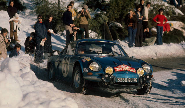 <strong>アルピーヌＡ110</strong>　1971年モンテカルロ ラリー