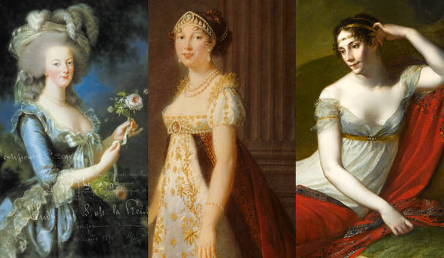 <strong>BREGUET│ブレゲ</strong><br />左／フランス王妃マリー・アントワネット、中／カロリーヌ・ミュラ、右／皇后ジョゼフィーヌ