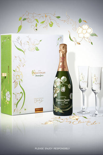<strong>PERRIER-JOUËT｜ペリエ ジュエ</strong>　ペリエ ジュエ ベル エポック 2004 クレア・コール ギフトセット