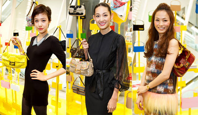 <strong>FENDI｜フェンディ</strong>　左からKOuKAさん、LIZAさん、倉本康子さん