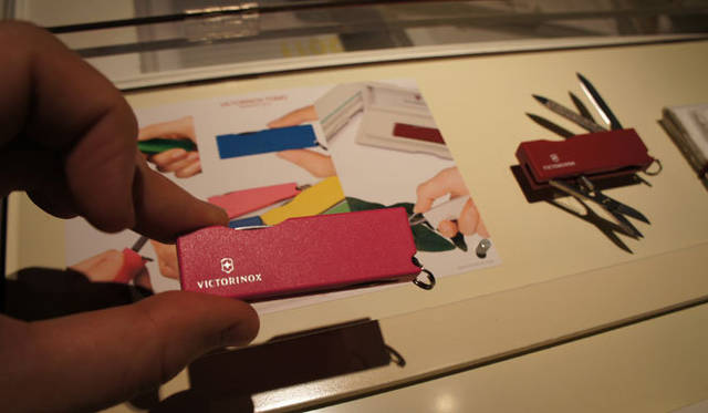 <strong>VICTORINOX｜ビクトリノックス</strong>　展示されている「ビクトリノックス TOMO」