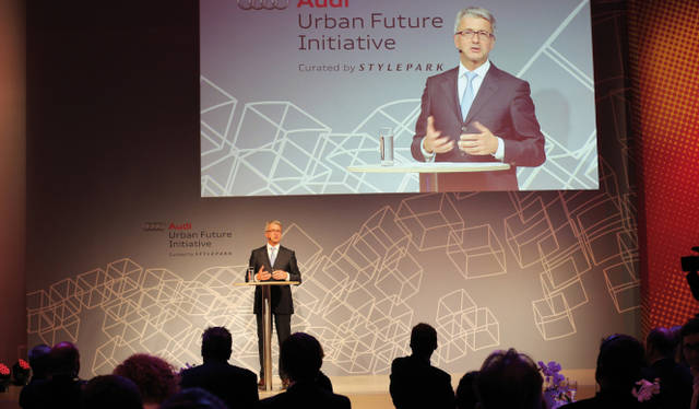 <strong>Audi Urban Future Initiative｜アウディ アーバン フューチャー イニシアティブ</strong><br />アウディA.G.のルパート シュタートラー取締役会会長