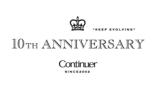<strong>Continuer｜コンティニュエ</strong>　「Continuer 10th ANNIVERSARY FAIR」　