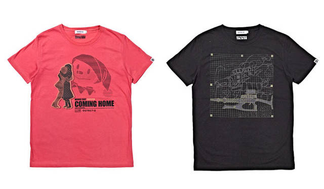 <strong>STRICT-G｜ストリクト ジー</strong>　期間限定Tシャツ「第13 話/再会、母よ…」＆「第14 話/時間よ、とまれ」　左／「Episode-13 再会、母よ」、右／「Episode-14 ザクマシンガン」 各3990円 ©SOTSU・SUNRISE