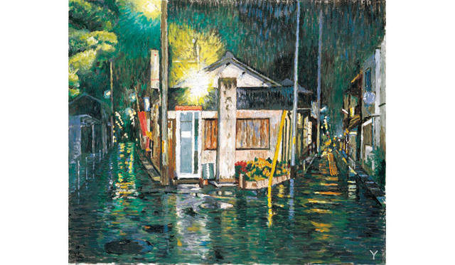 <strong>横尾忠則展「反反復復反復」</strong>　《暗夜光路　N市-II 四度（よたび）》2003年　作家蔵