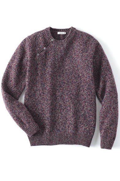 　クルーネックニット2万9400円（J.リンドバーグ／阪急メンズ東京）