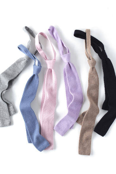 　ニットタイ各9975円（ランパス／阪急メンズ東京）