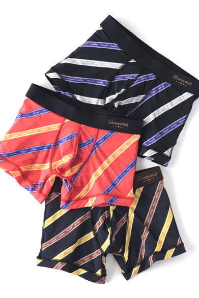 　ボクサーブリーフ各5040円（グレイブボールド／阪急メンズ東京）　※12月7日（金）入荷予定