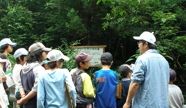 <strong>MERRY GREEN CHRISTMAS 2012｜メリーグリーンクリスマス 2012</strong>｜子どもたちが森について考え、森から学ぶ森林環境教育「LEAF」や、未来へつながる元気な森を育てる森づくり活動なども活発におこなわれています