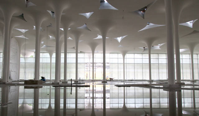 <strong>建築レクチュアシリーズ217</strong>  台湾大学社会科学部棟　現場写真