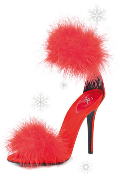 Gieseppe Zanotti Design<br />ジュゼッペ・ザノッティ・デザイン<br /><br />素足に履くだけでスペシャル感のあるシューズで、パーティの主役に。<br /><br />シューズ<br />7万9800円<br /><br />Giuseppe Zanotti Design 表参道ヒルズ店<br />期間｜～2013年７月<br />場所｜表参道ヒルズ　本館1階<br />東京都渋谷区神宮前4-12-10<br /><br />ブルーベル・ジャパン<br />Tel. 03-5413-1050