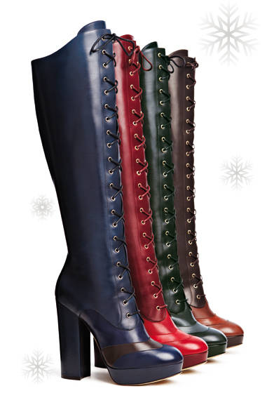 BALLY｜バリー<br /><br />ヒールのしっかりしたレースアップのロングブーツは、履きやすさも保障付き。色のバリエーションが豊富なので、選ぶのも楽しい。<br /><br />ロングブーツ[H11.5cm]<br />各16万5900円<br /><br />バリー・ジャパン<br />Tel. 03-6215-6609