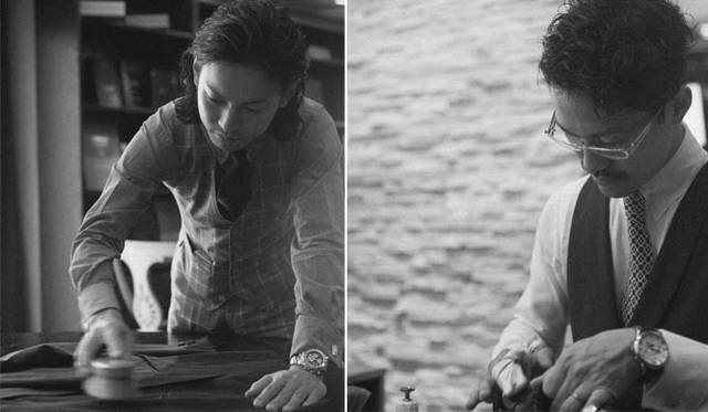 <strong>DOT・TAILOR｜ドットテーラー</strong>　左／スタイリスト松井陽介氏、右／スタイリスト輿水 久氏
