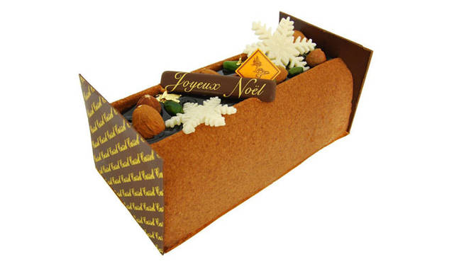 <strong>Frédéric Cassel｜フレデリック・カッセル</strong>　2012クリスマスケーキコレクション　ブッシュ・ジヴァラ（BUCHE JIVARA）　※デリバリー販売