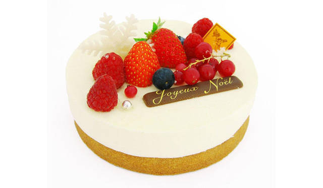 <strong>Frédéric Cassel｜フレデリック・カッセル</strong>　2012クリスマスケーキコレクション　タルト ヴァニーユ・ノエル（Tarte Vanille Noel）